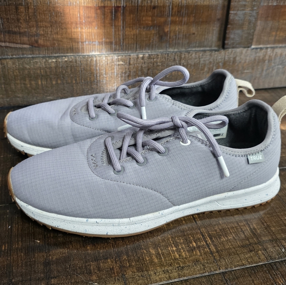 True‎ Linkswear All Day Rip Stop Lace Up Golf Shoes Steele Grey Mens 8.5 NWOT - Picture 4 of 8